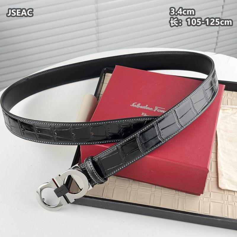 Ferragamo belt 34mmX105-125cm 8L (51)