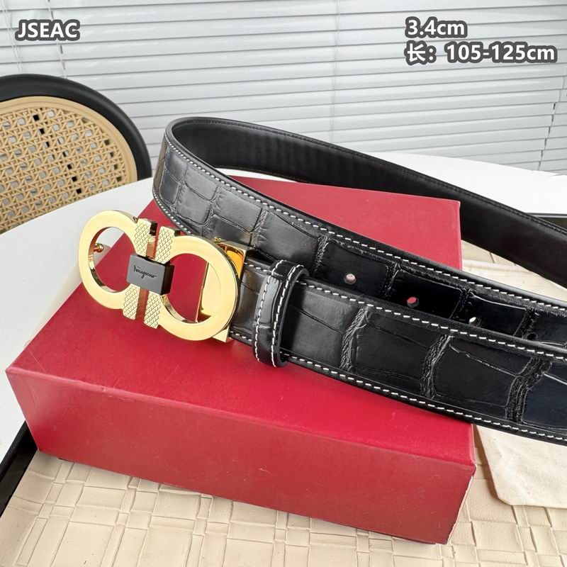 Ferragamo belt 34mmX105-125cm 8L (53)