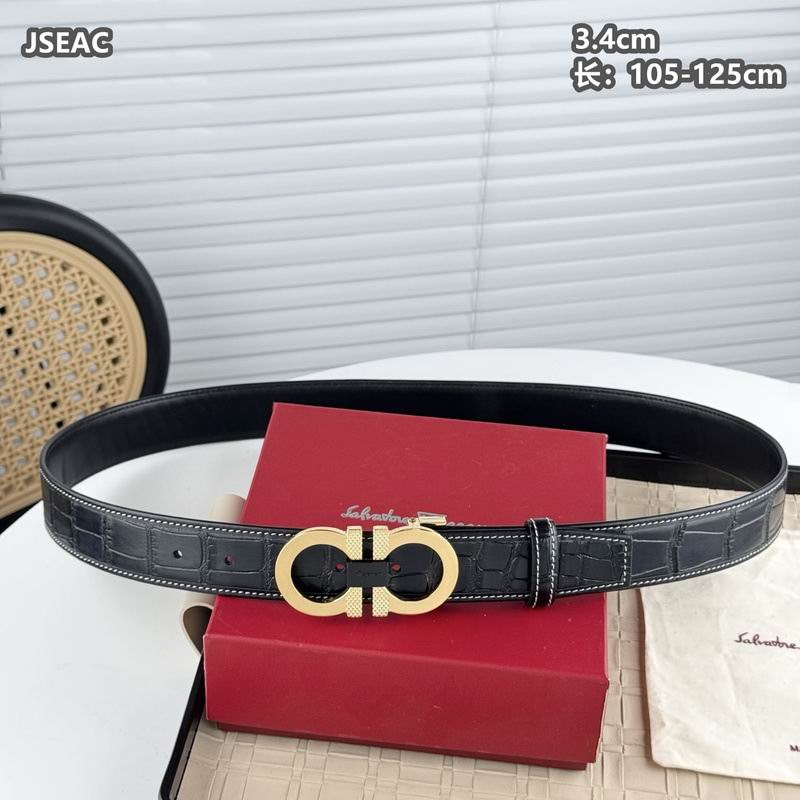Ferragamo belt 34mmX105-125cm 8L (54)