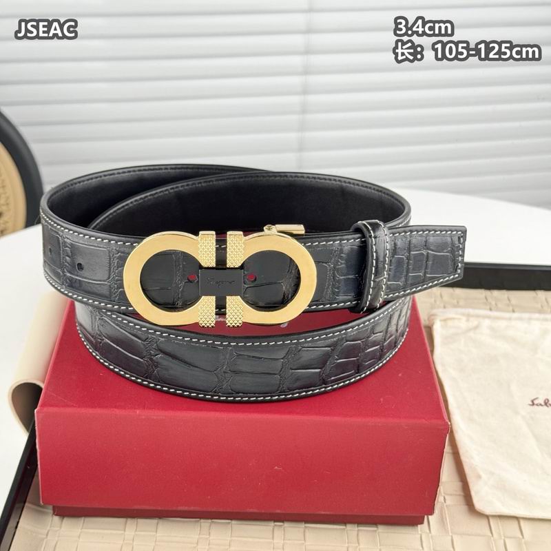 Ferragamo belt 34mmX105-125cm 8L (55)