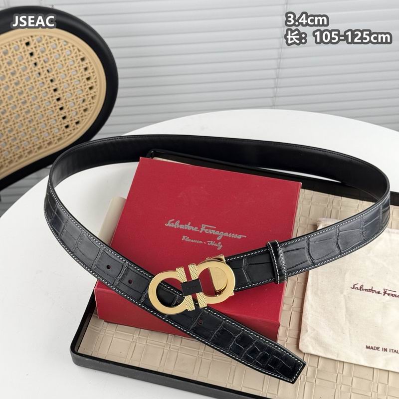 Ferragamo belt 34mmX105-125cm 8L (56)