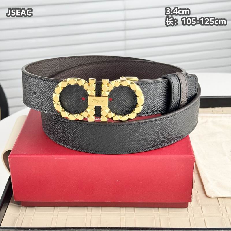 Ferragamo belt 34mmX105-125cm 8L (6)