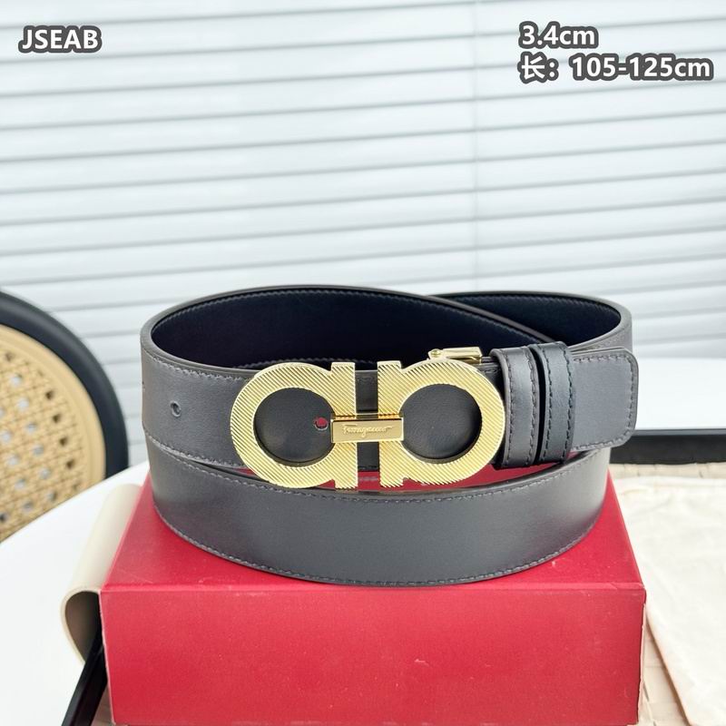 Ferragamo belt 34mmX105-125cm 8L (61)