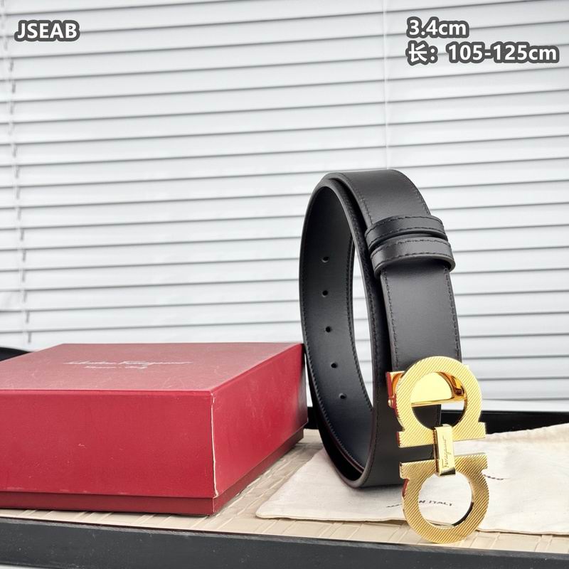 Ferragamo belt 34mmX105-125cm 8L (62)