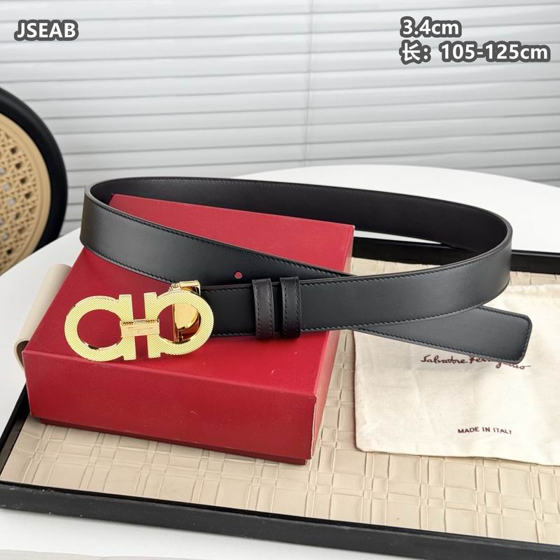 Ferragamo belt 34mmX105-125cm 8L (63)