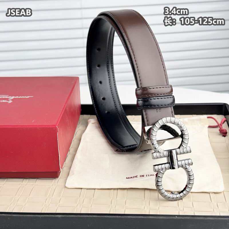 Ferragamo belt 34mmX105-125cm 8L (70)