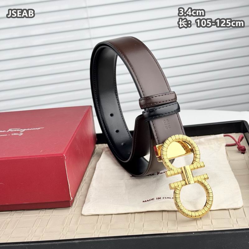 Ferragamo belt 34mmX105-125cm 8L (74)