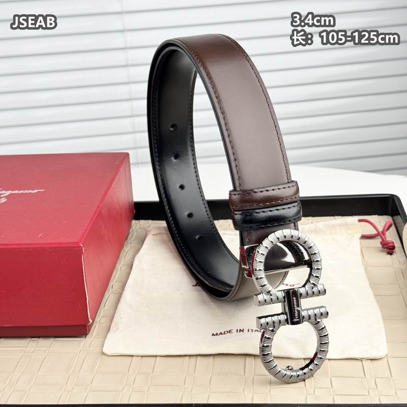 Ferragamo belt 34mmX105-125cm 8L (77)