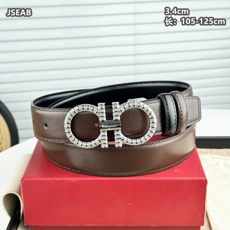 Ferragamo belt 34mmX105-125cm 8L (78)