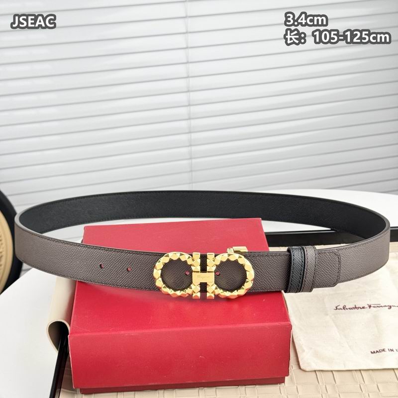 Ferragamo belt 34mmX105-125cm 8L (8)