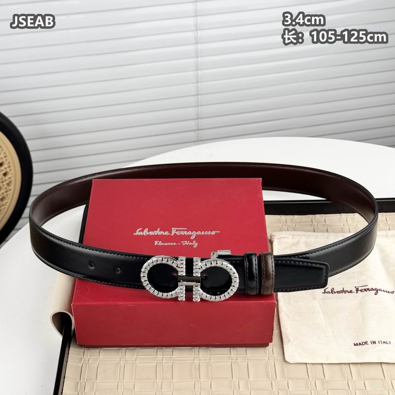 Ferragamo belt 34mmX105-125cm 8L (80)