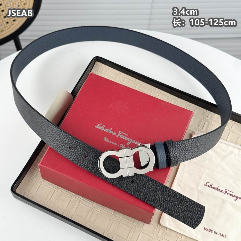 Ferragamo belt 34mmX105-125cm 8L (82)