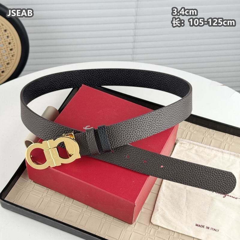 Ferragamo belt 34mmX105-125cm 8L (87)