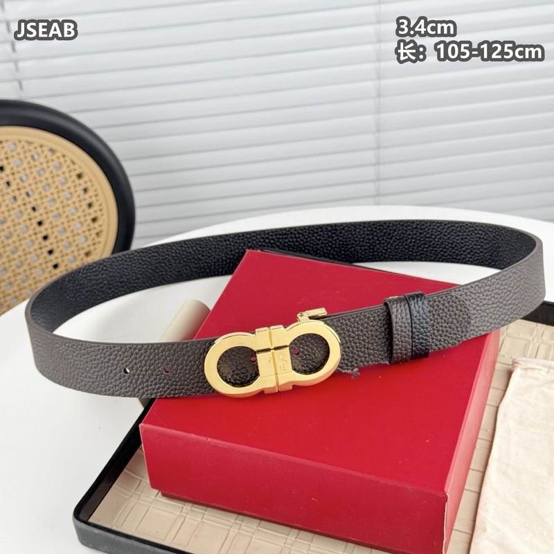 Ferragamo belt 34mmX105-125cm 8L (88)