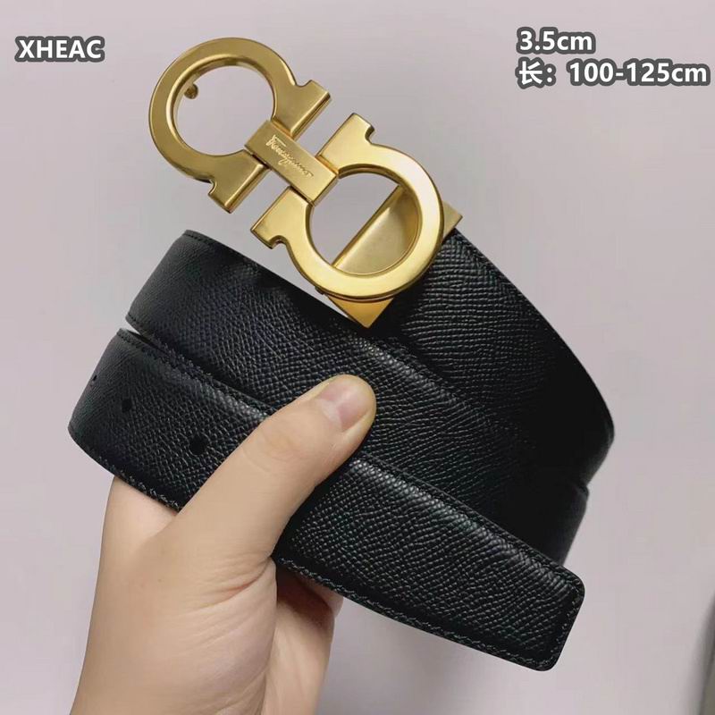 Ferragamo belt 35mmX100-125cm 8L (105)