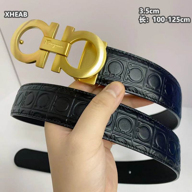 Ferragamo belt 35mmX100-125cm 8L (106)