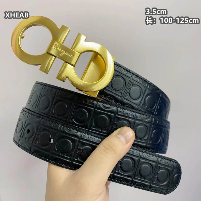 Ferragamo belt 35mmX100-125cm 8L (107)