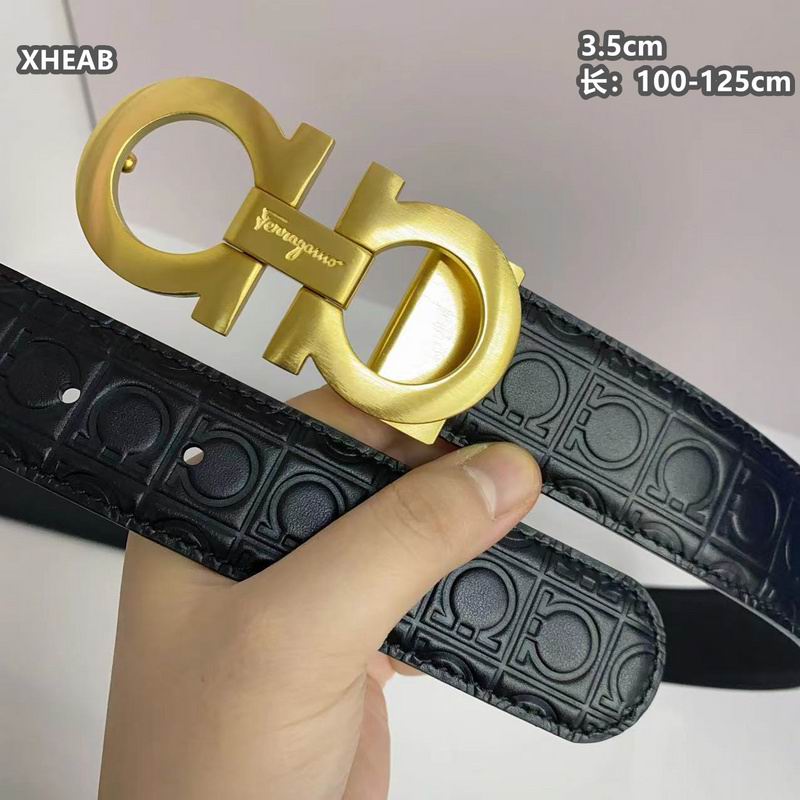 Ferragamo belt 35mmX100-125cm 8L (108)