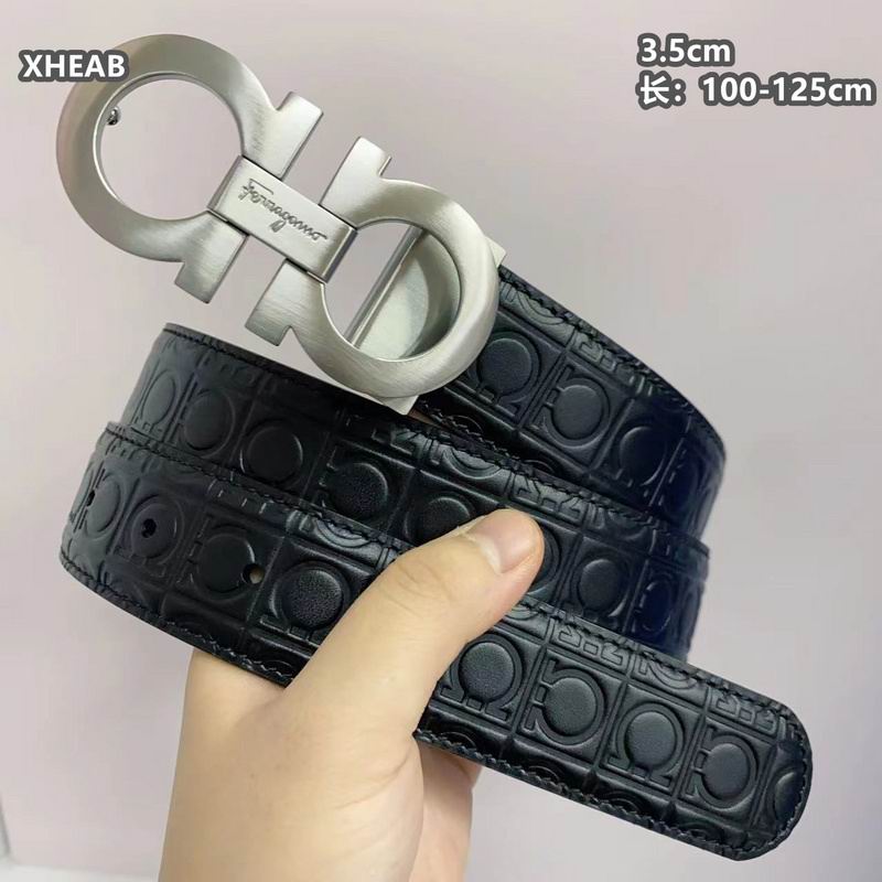 Ferragamo belt 35mmX100-125cm 8L (109)