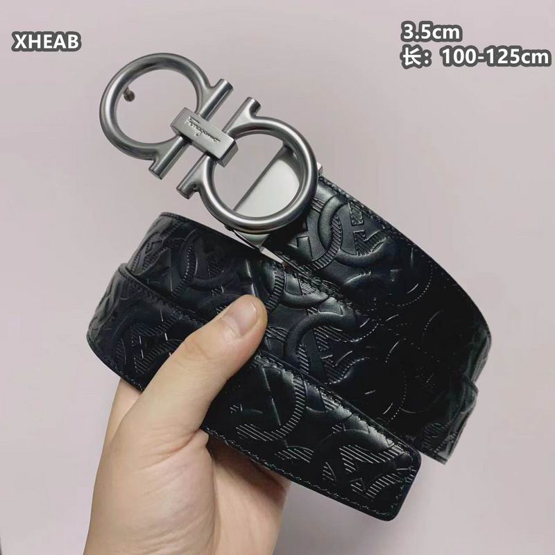 Ferragamo belt 35mmX100-125cm 8L (117)