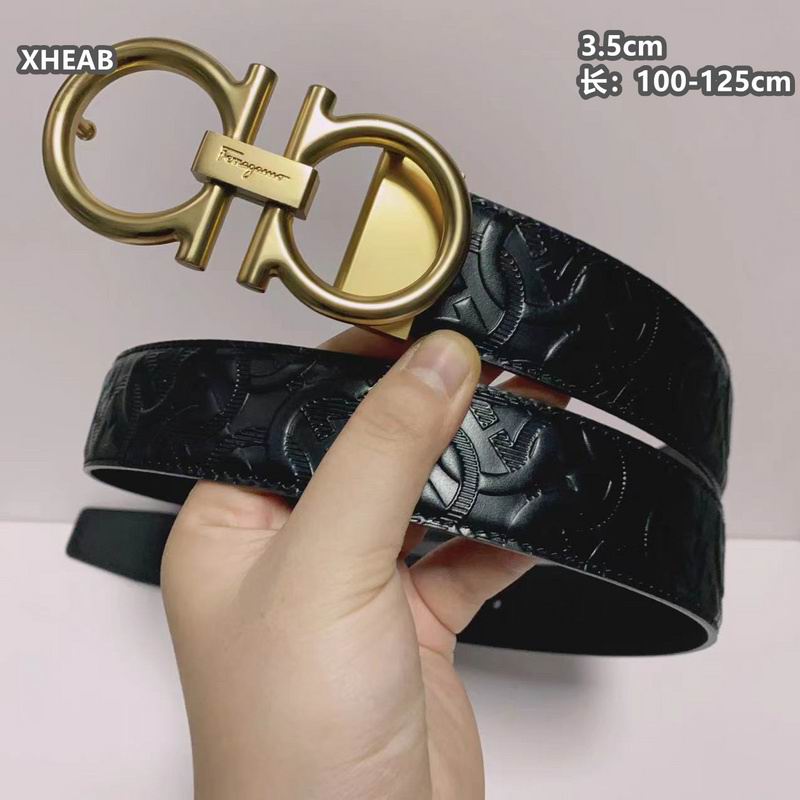 Ferragamo belt 35mmX100-125cm 8L (119)