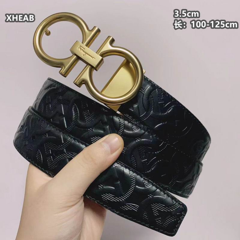 Ferragamo belt 35mmX100-125cm 8L (120)