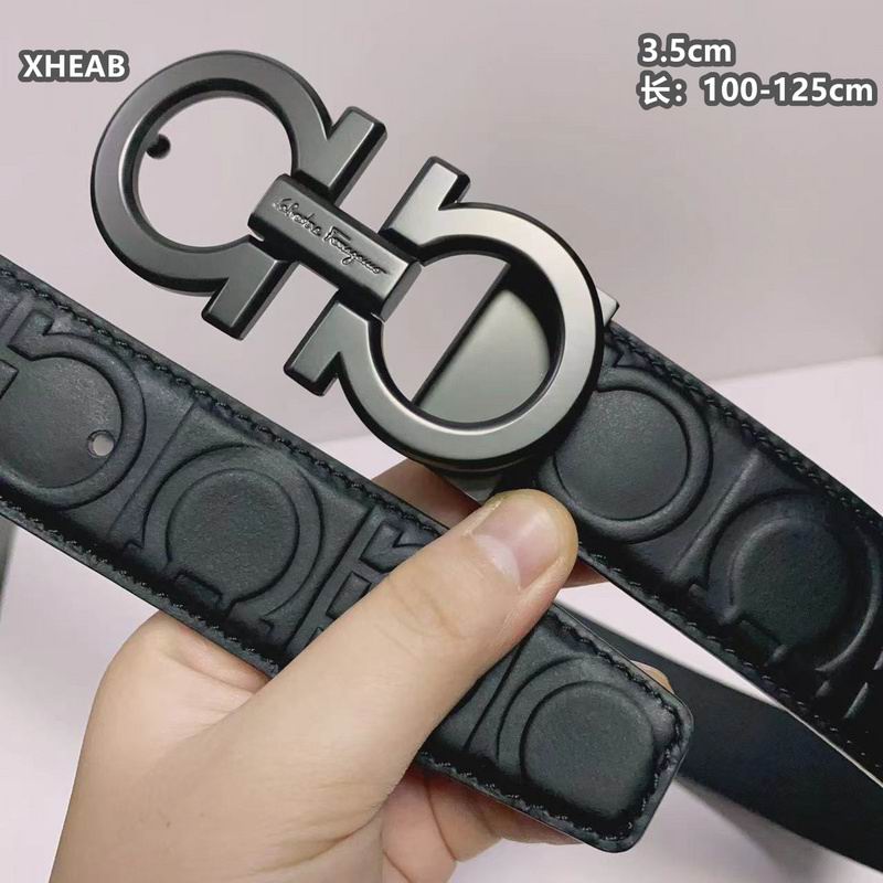 Ferragamo belt 35mmX100-125cm 8L (121)