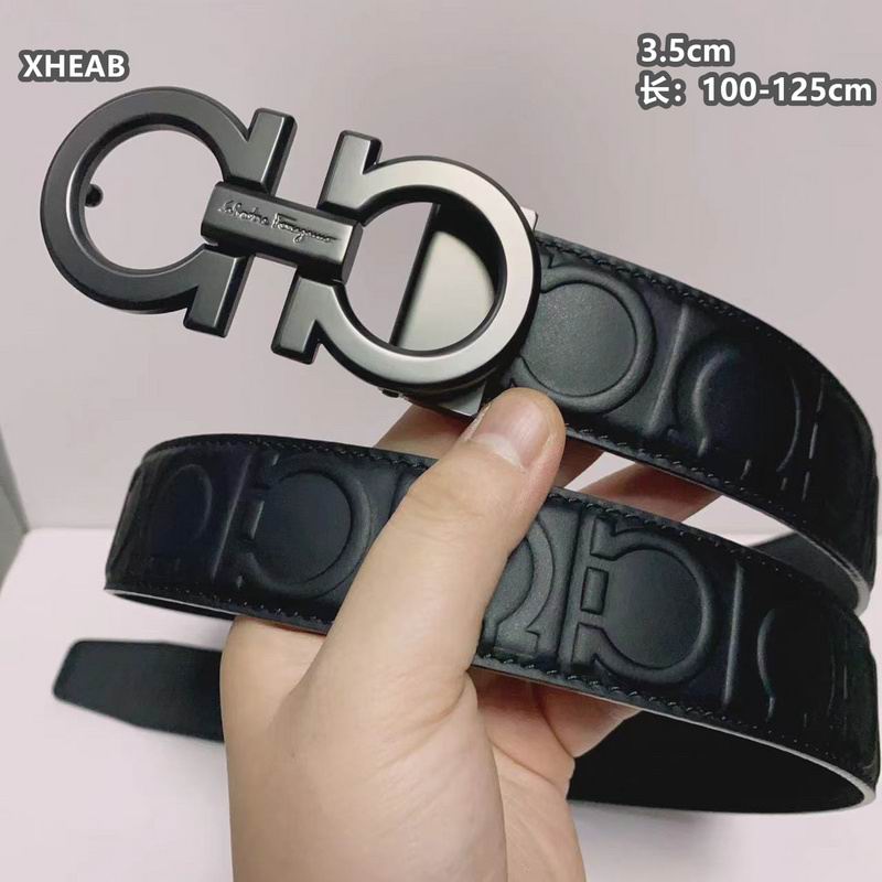 Ferragamo belt 35mmX100-125cm 8L (122)