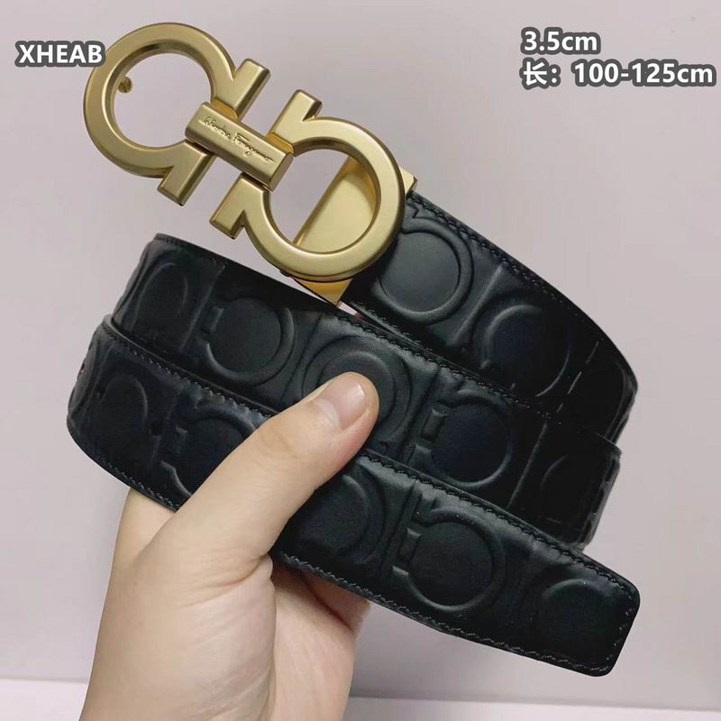 Ferragamo belt 35mmX100-125cm 8L (127)