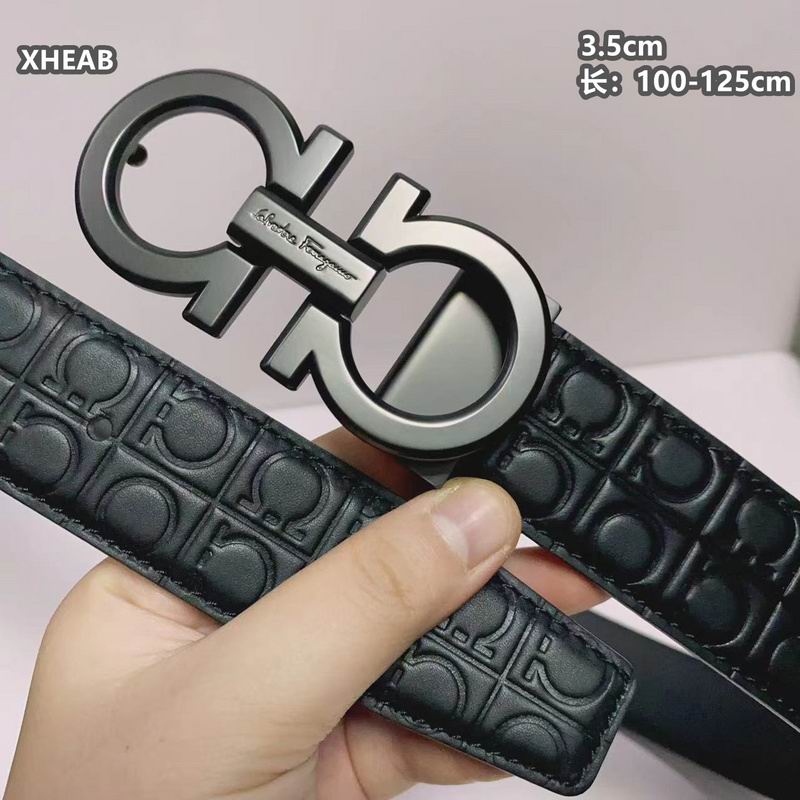 Ferragamo belt 35mmX100-125cm 8L (129)