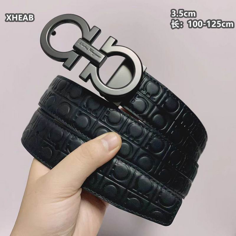 Ferragamo belt 35mmX100-125cm 8L (130)