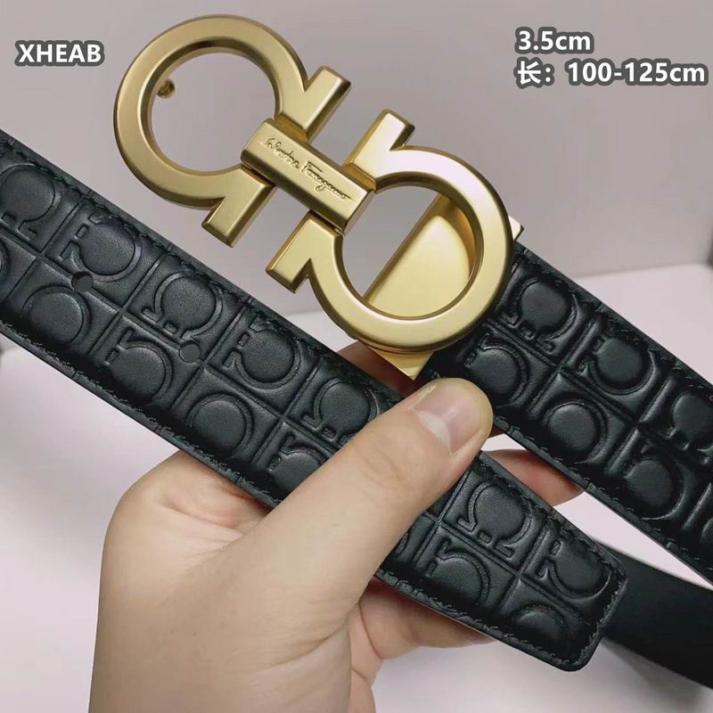 Ferragamo belt 35mmX100-125cm 8L (131)