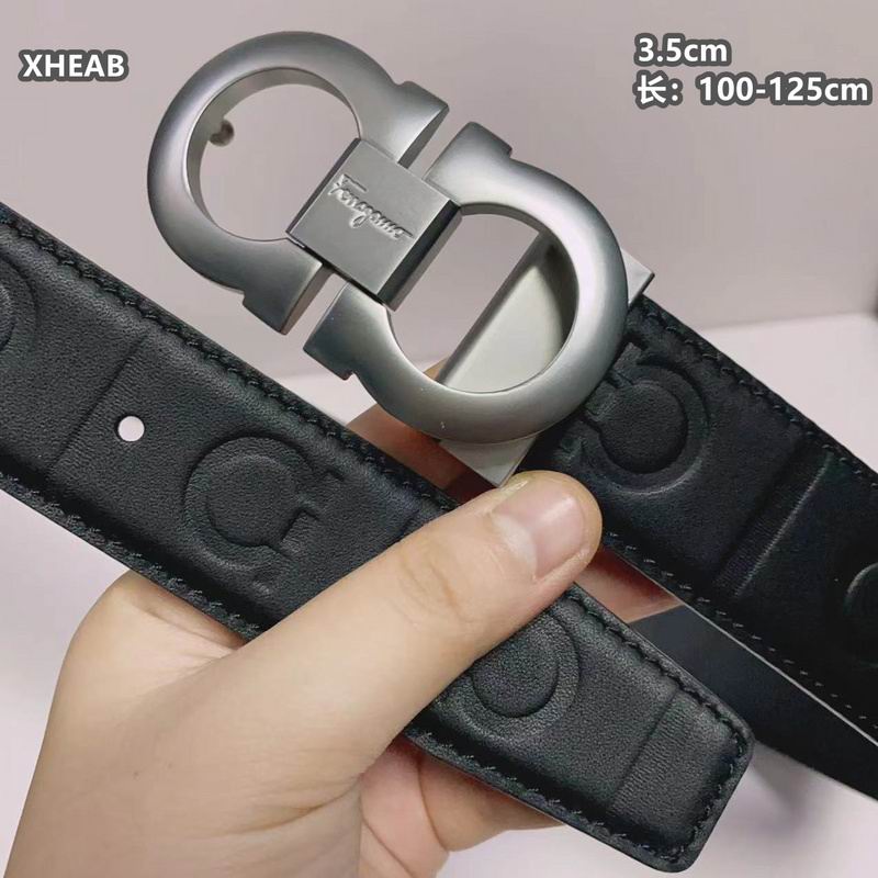 Ferragamo belt 35mmX100-125cm 8L (134)