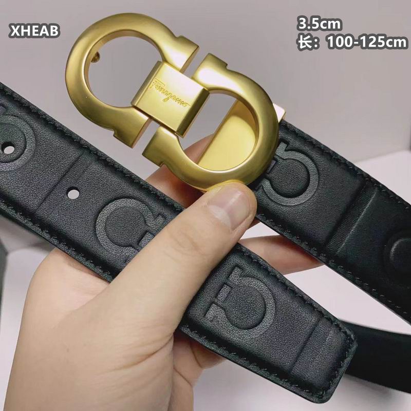 Ferragamo belt 35mmX100-125cm 8L (138)