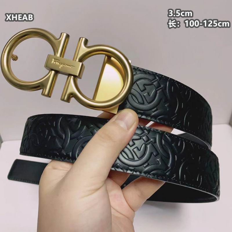 Ferragamo belt 35mmX100-125cm 8L (143)