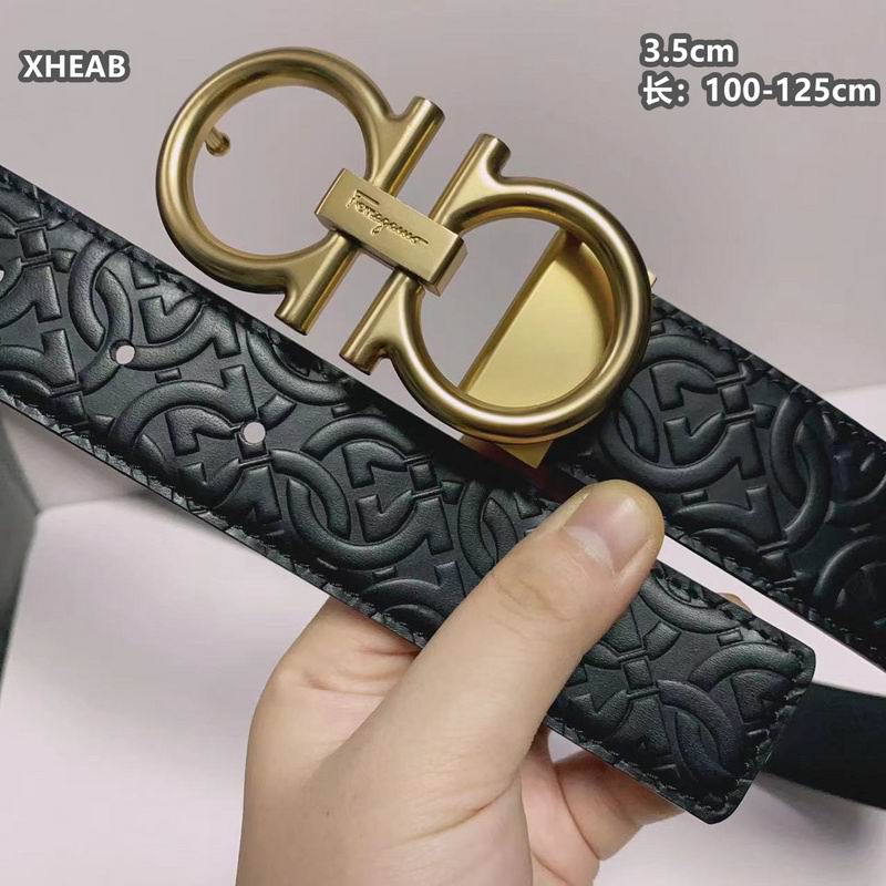 Ferragamo belt 35mmX100-125cm 8L (144)