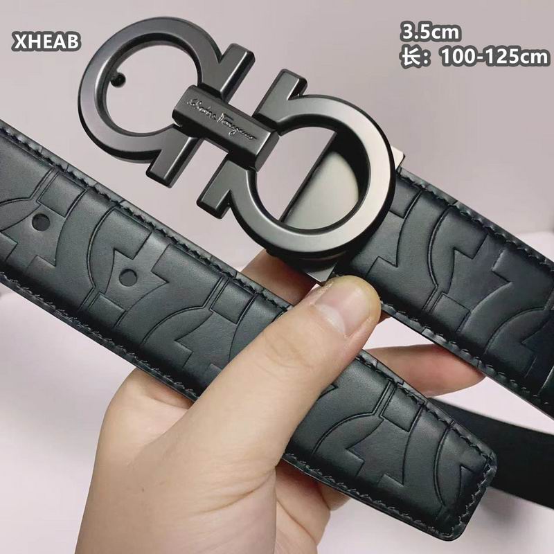 Ferragamo belt 35mmX100-125cm 8L (146)