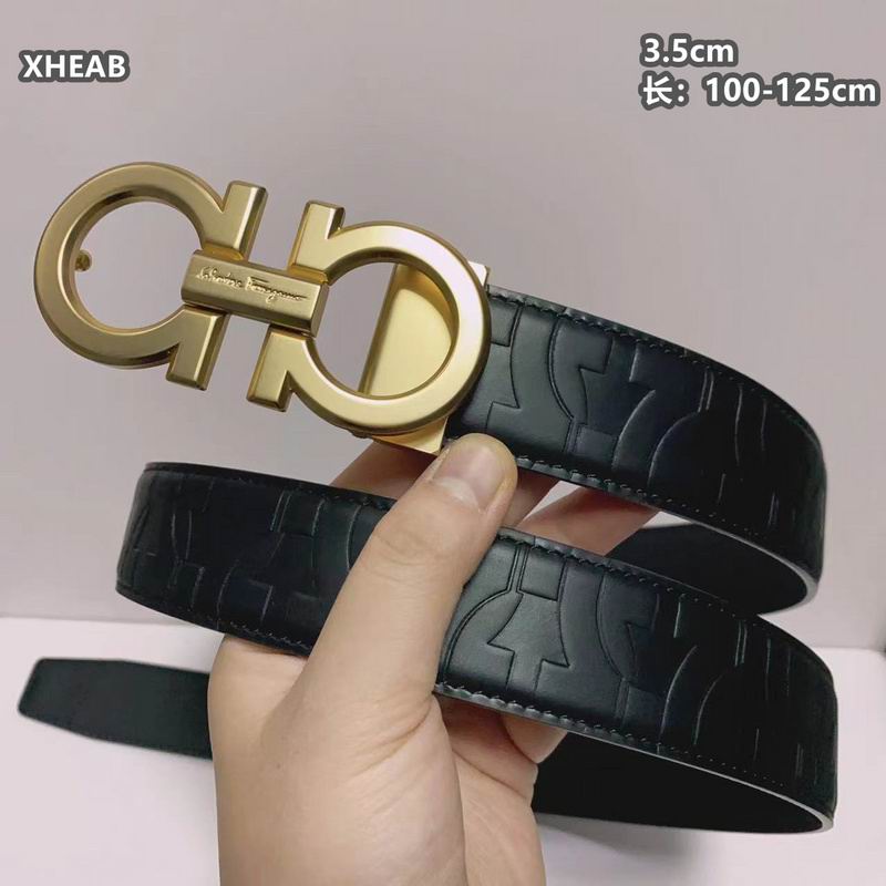 Ferragamo belt 35mmX100-125cm 8L (147)