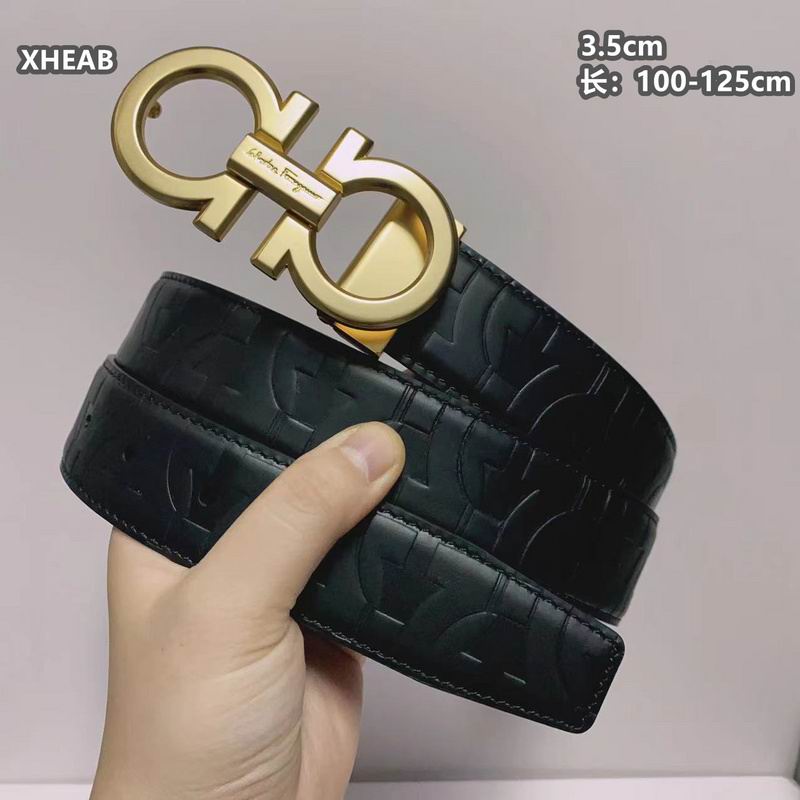 Ferragamo belt 35mmX100-125cm 8L (151)