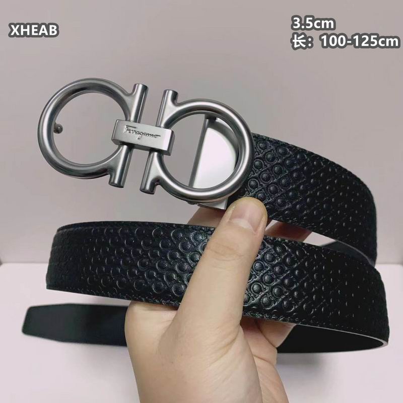 Ferragamo belt 35mmX100-125cm 8L (153)