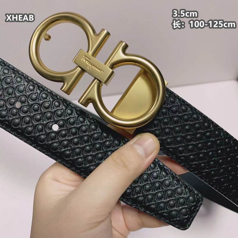 Ferragamo belt 35mmX100-125cm 8L (156)