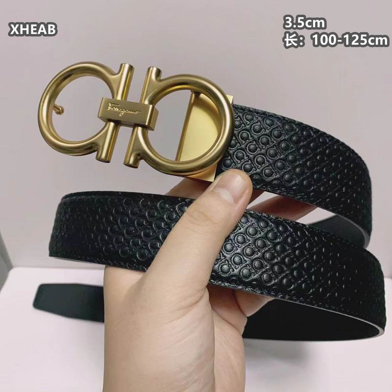 Ferragamo belt 35mmX100-125cm 8L (157)