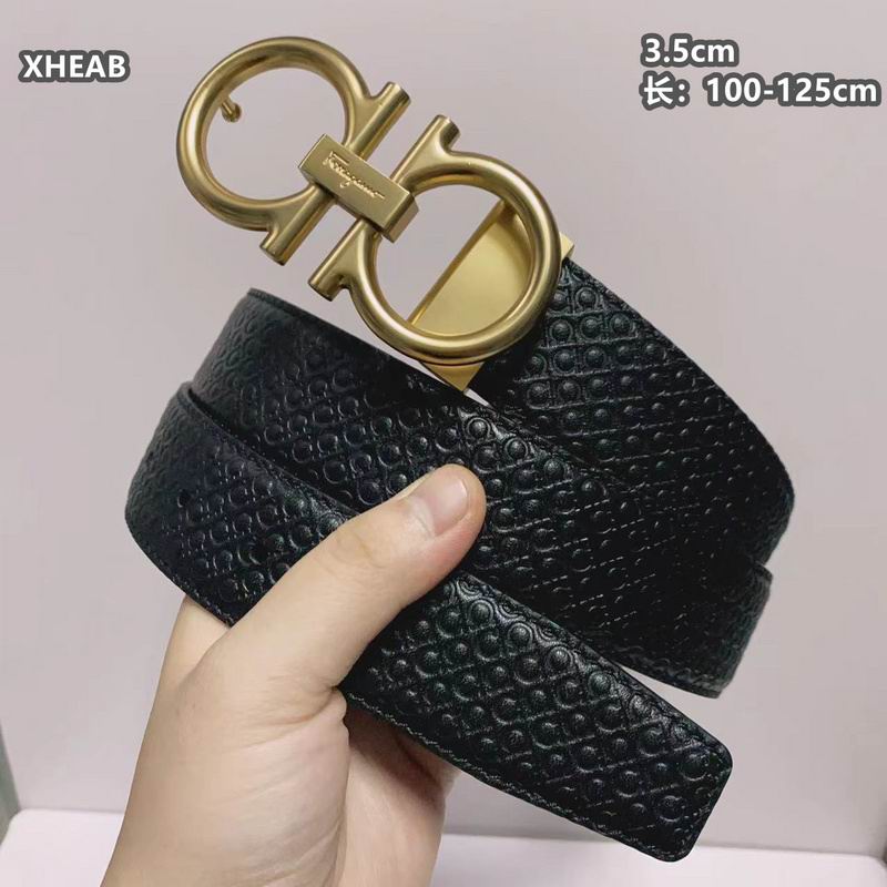 Ferragamo belt 35mmX100-125cm 8L (158)