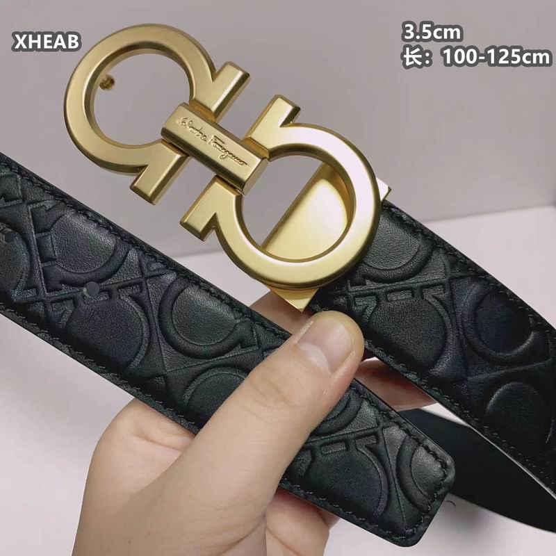 Ferragamo belt 35mmX100-125cm 8L (161)