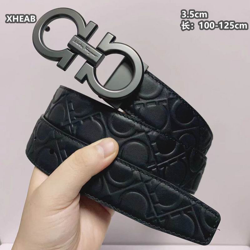 Ferragamo belt 35mmX100-125cm 8L (162)