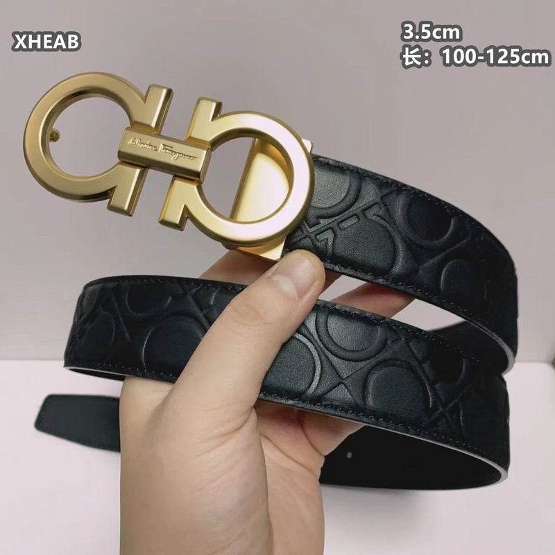 Ferragamo belt 35mmX100-125cm 8L (164)