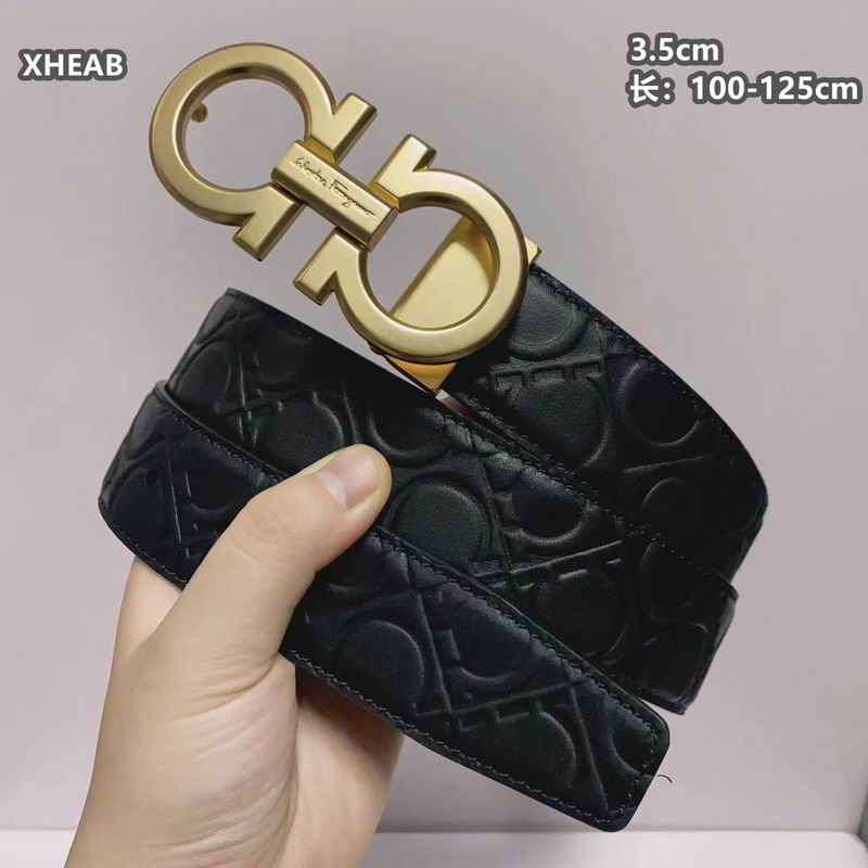 Ferragamo belt 35mmX100-125cm 8L (165)