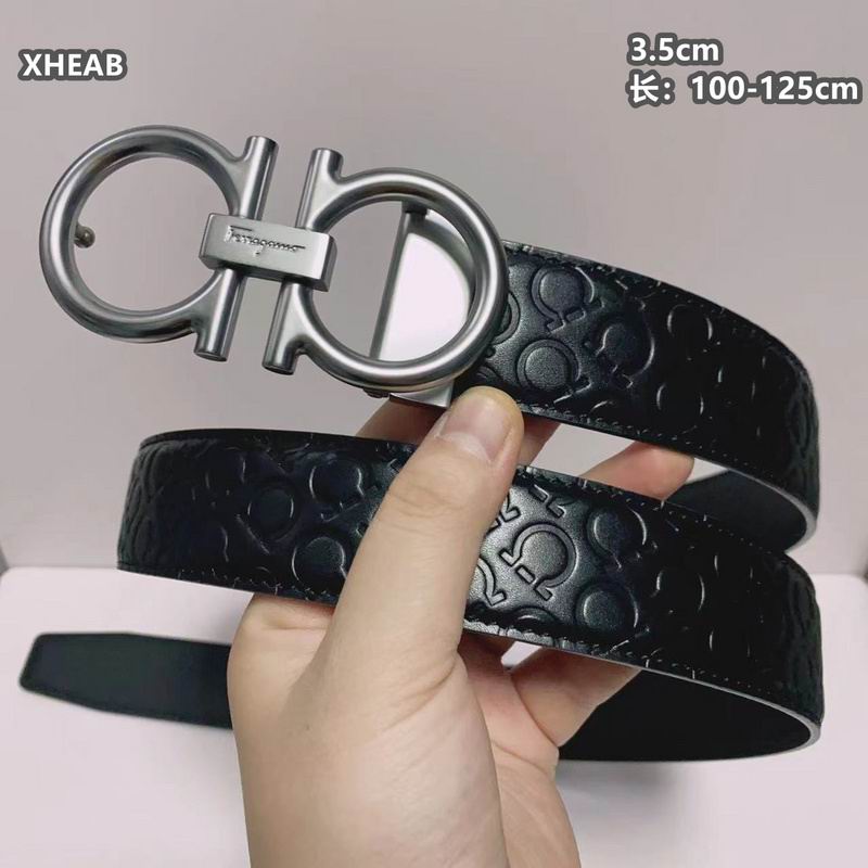 Ferragamo belt 35mmX100-125cm 8L (168)