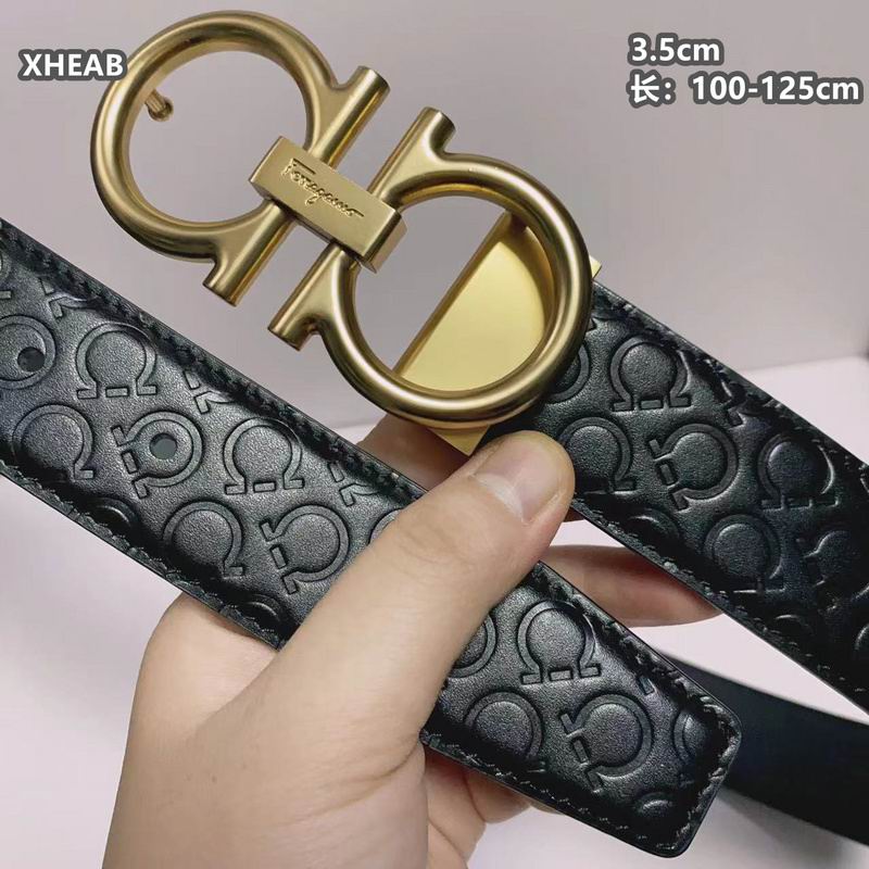 Ferragamo belt 35mmX100-125cm 8L (170)