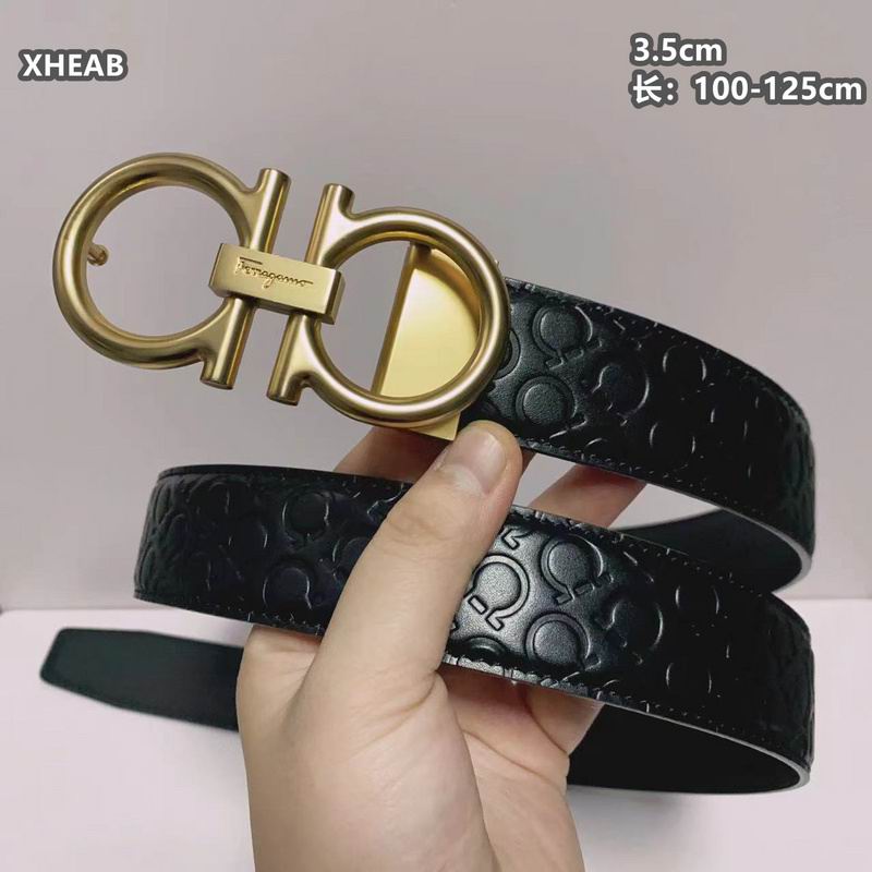 Ferragamo belt 35mmX100-125cm 8L (171)